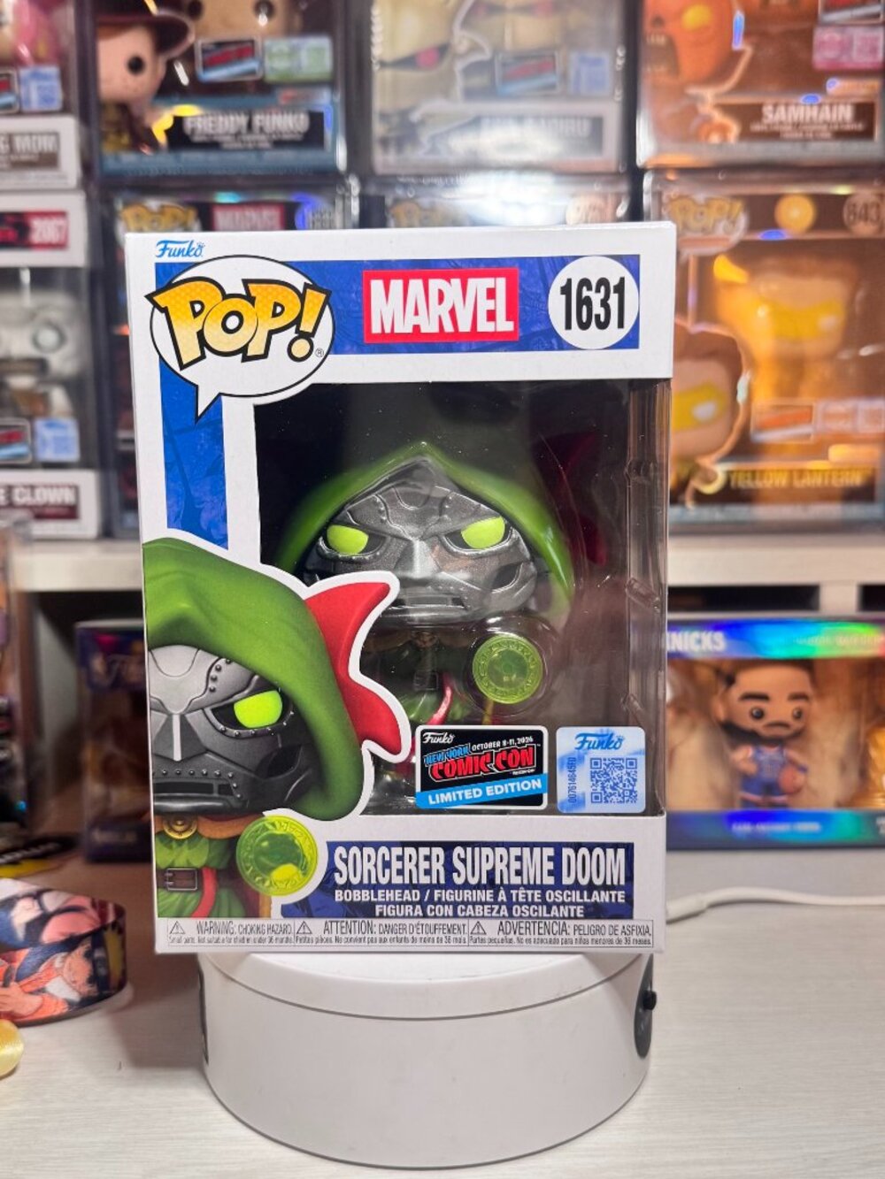Funko Pop! Sorcerer Supreme Doom NYCC 2026 Exclusive (no glow) w/ Soft Protector